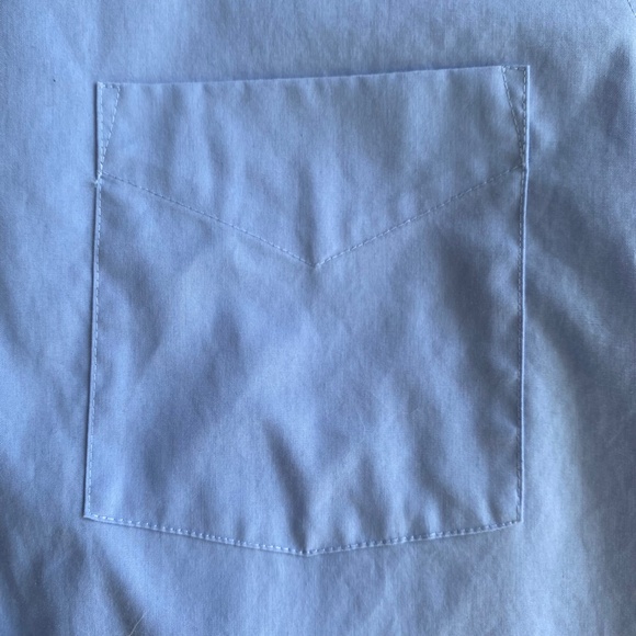 Stafford Tailored Culture Easy-Care Broadcloth Long Sleeves Shirt Men's 15.5 - Picture 5 of 10